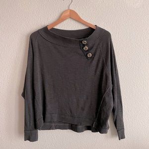 We the Free Three Button Pullover